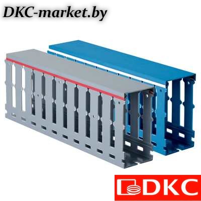 00127RL Короб перфорированный, серый RL12 25x30