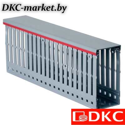 00161RL Короб перфорированный, серый RL12 40x100