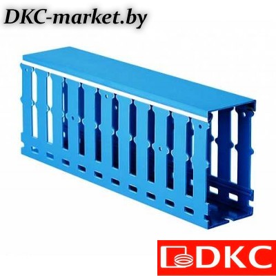 00228RL Короб перфорированный, синий RL12 25x40