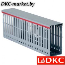 01153RL Короб перфорированный, серый RL6 80x40