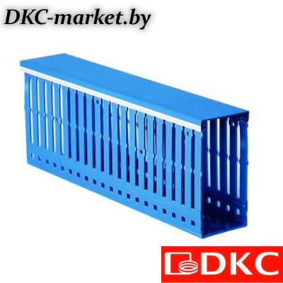 01268RL Короб перфорированный, синий RL6 80x80