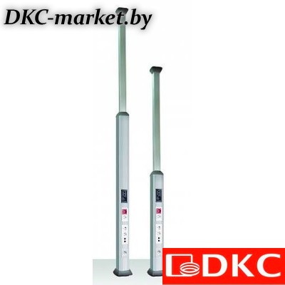 09584 Телескопическая алюминиевая колонна, 1.5 - 3м, цвет темно-серебристый металлик