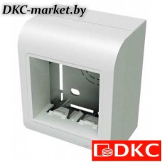 10013 PDM Коробка монтажная под 2 модуля 45X45 мм