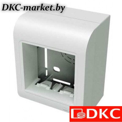 10013 PDM Коробка монтажная под 2 модуля 45X45 мм
