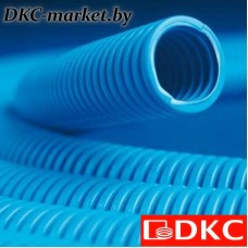 11550 Труба ПП гибкая гофр. д.50мм, тяжёлая с протяжкой, 15м, цвет синий