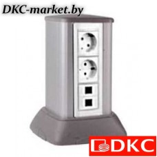 19523 Миниколонна алюминиевая, 0.25м, цвет чёрный