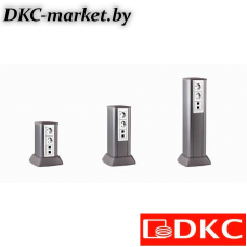 19524 Миниколонна алюминиевая, 0.25м, цвет темно-серебристый