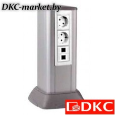 19533 Миниколонна алюминиевая, 0.35м, цвет чёрный