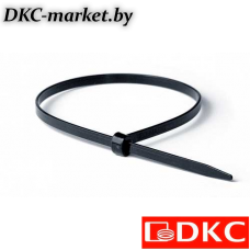 21307 Хомут P6.6 с двойным замком, черный, 200x2,5