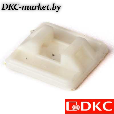 254283M Монтажная база самоклеящаяся (спец.состав), черная, 19х19