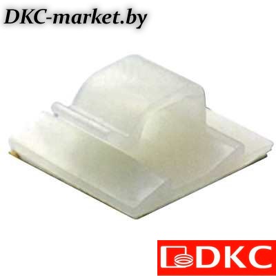 254363MV Клипса самоклеящаяся для кругл.кабеля,(акрил.состав),белая, 16x15x18