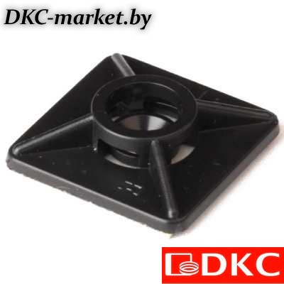 254673MV Монтажная база двойная самоклеящаяся (спец.акриловый состав), белая, 19х19