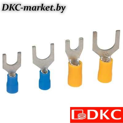 2A135SP Наконечник вилочный с изолир.фланцем 0,25-1,5 кв.мм 3,5 мм (НВИ)