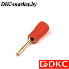 2A1CP Наконечник штыревой круглый с изолир.фланцем 0,25-1,5 кв.мм 1,7х9мм (НШКИ)