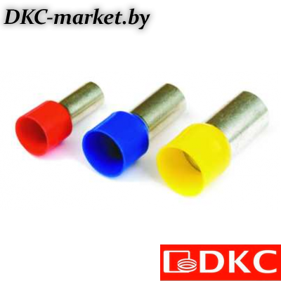 2ART5013YN Наконечник-гильза 6 мм с изолир.фланцем 0,34 кв.мм желтый (НШВИ)