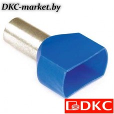 2ART5032 Наконечник-гильза двойная с изолир.фланцем 0,75 кв.мм (НШВИ2)