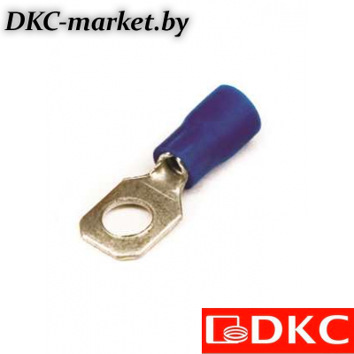 2B6P Наконечник с отверстием под винт и изолир.фланцем 1,5-2,5 кв.мм 6,2 мм (НКИ)