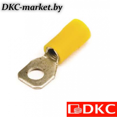 2C5P Наконечник с отверстием под винт и изолир.фланцем 2,5-6 кв.мм 5,2 мм (НКИ)