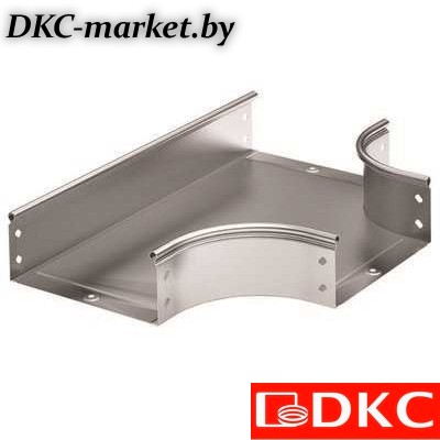 36146KINOX Ответвитель DPT T-образный горизонт.400х80 в компл.с крепежн.элементами и соединит.пластинами,необходимыми для монтажа,нержавеющий