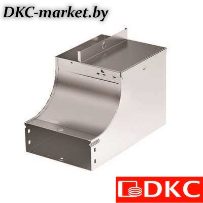 37072KZL Угол CSSS 90 вертикальный внутр. переходник левый. осн.100 H100 вкомплекте с крепежными элементами и соединительными пластинами,необходимыми для монтажа, цинк-ламельный