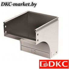 37372KHDZ Угол CDV 90 вертикальный внеш. 100/80 в комплекте с крепежными элементами и соединительными пластинами, необходимыми для монтажа, го