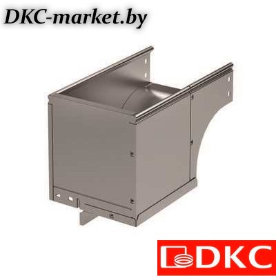 37504KINOX Угол CDSD 90 вертикальн.внеш.переходник прав.осн.200 H50 в компл.скрепежн.элементами и соединит.пластинами,необходимыми длямонтажа,нержавеющий