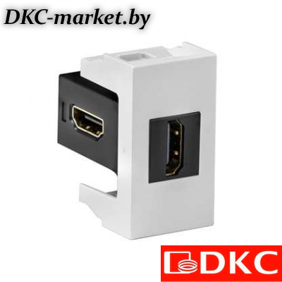 41018 HDMI розетка, Viva, белая, 1 мод.