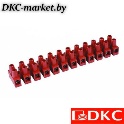 43412FV Клемник Фибергласс, 12р,150°С,450V, 57A, 10мм.кв.