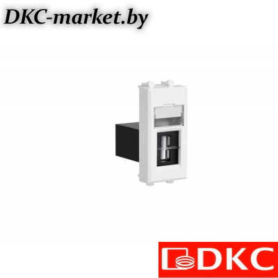 4400401 USB 2.0 розетка модульная, тип А-А, "Avanti", "Белое облако", 1 модуль