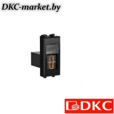 4402251 HDMI розетка модульная, тип А-А, "Avanti", "Черный квадрат", 1 модуль