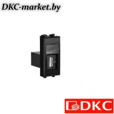 4402401 USB 2.0 розетка модульная, тип А-А, "Avanti", "Черный квадрат", 1 модуль