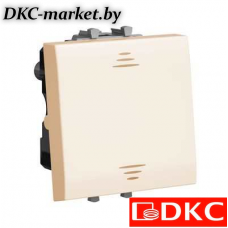 4405122 Инвертор одноклавишный модульный, "Avanti", "Ванильная дымка", 2 модуля