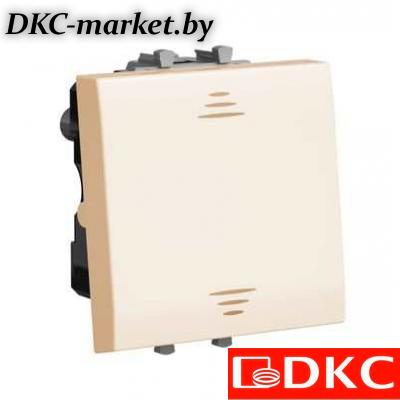 4405122 Инвертор одноклавишный модульный, "Avanti", "Ванильная дымка", 2 модуля