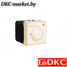 4405162 Термостат модульный для теплых полов, "Avanti", "Ванильная дымка", 2 модуля