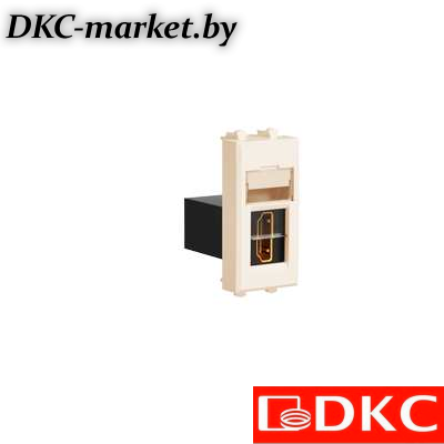 4405251 HDMI розетка модульная, тип А-А, "Avanti", "Ванильная дымка", 1 модуль