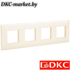 4405908 Рамка ARTLEBEDEV, "Avanti", "Ванильная дымка", 8 модулей