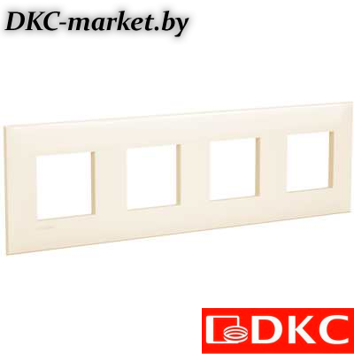 4405908 Рамка ARTLEBEDEV, "Avanti", "Ванильная дымка", 8 модулей