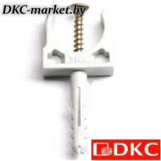 51325R Держатель с защёлкой и дюбелем, д.25мм (розница)