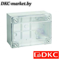 54120 Коробка ответвит. с гладкими стенками и прозрачной крышкой, IP56, 190х140х70мм