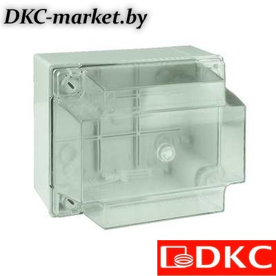 54140 Коробка ответвит. с гладкими стенками и прозрачной крышкой, IP56, 190х145х135мм