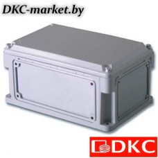 542210 Корпус IP67,400х200х146 (выс.крышки 21),стнк.выбв.флнц.,непрозр.крыш.