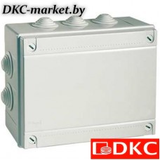 54300 Коробка ответвит. с 10 кабельными вводами д.40мм, IP55, 300х220х120мм