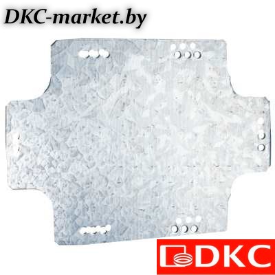 59606 Монтажная пластина из оцинк. стали 161х121х1,3мм, для коробок 190х140мм