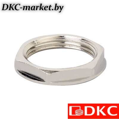 6006-16A Гайка M16x1,5 никелированная латунь