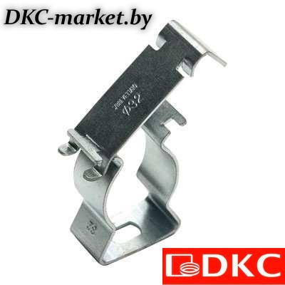 6044-A25 Держатель с крышкой д.25 мм, оцинкованная сталь