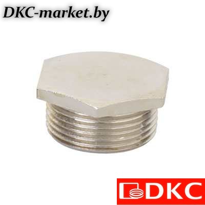 6050-32A Заглушка M32x1,5, никелированная латунь