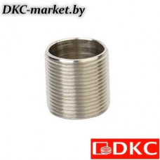 6051-63 Ниппель M63x1,5, никелированная латунь