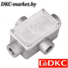 6430-20 Коробка ответвительная алюминиевая, 4 ввода, М20х1,5 ,IP55, 118х83х42мм