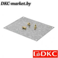 653014 Монтажная пластина из оцинкованной стали 206х172 мм, для коробок 239х202 мм