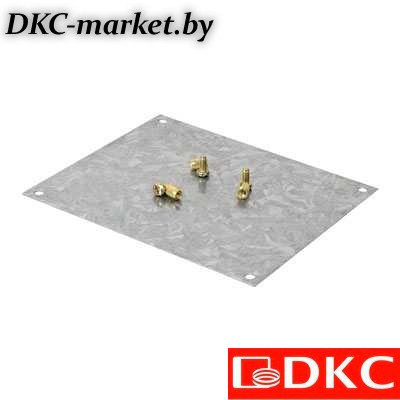 653016 Монтажная пластина из оцинкованной стали 349х260 мм, для коробок 392х298 мм